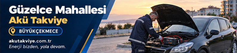 Büyükçekmece Güzelce Mahallesi Akü Takviye Büyükçekmece Güzelce Mahallesi için araç başında uygun cihazla akü takviye desteği