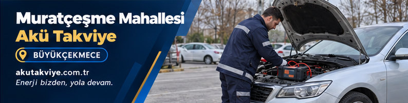 Büyükçekmece Muratçeşme Mahallesi Akü Takviye Büyükçekmece Muratçeşme Mahallesi için araç başında uygun cihazla akü takviye desteği