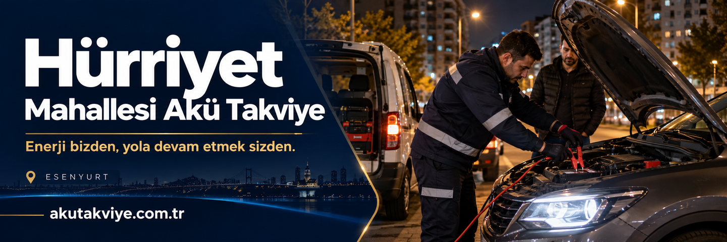Esenyurt Hürriyet Mahallesi Akü Takviye Esenyurt Hürriyet Mahallesi için mobil akü desteği ve gece çağrısında görünür ve ulaşılabilir olun. akutakviye.com.tr