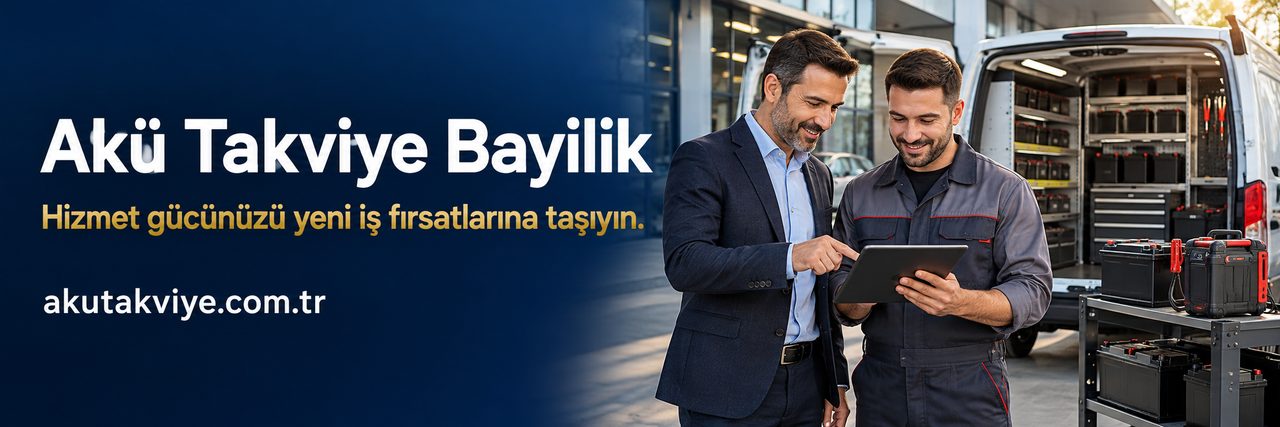 Akü takviye bayilik için akü takviye bayilik kurumsal görseli; akutakviye.com.tr