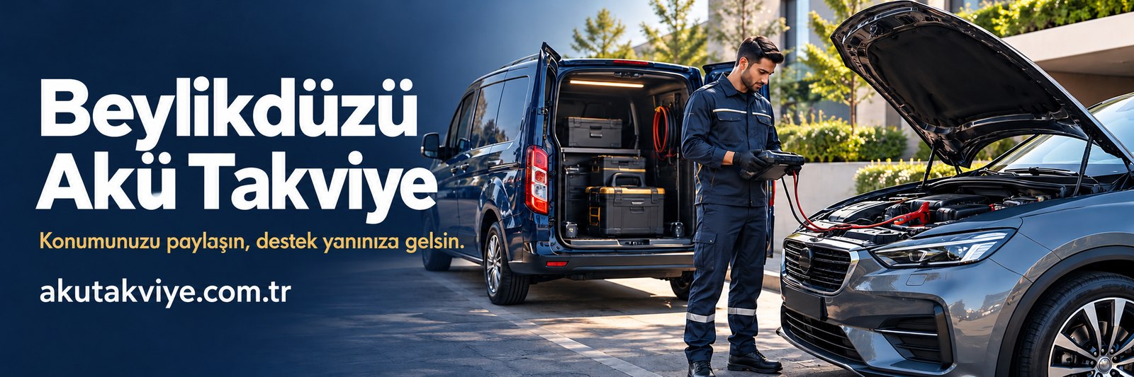 Beylikdüzü akü takviye: konum paylaşımı konsepti, slogan ve akutakviye.com.tr