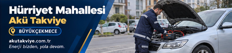 Büyükçekmece Hürriyet Mahallesi için araç başında uygun cihazla akü takviye desteği