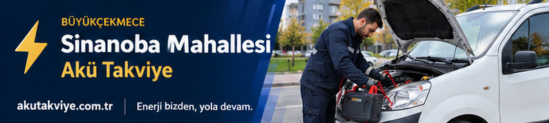 Büyükçekmece Sinanoba Mahallesi için araç başında uygun cihazla akü takviye desteği