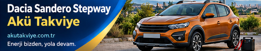 Dacia Sandero aracı için yerinde akü takviye desteği