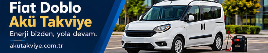 Fiat Doblo aracı için yerinde akü takviye desteği