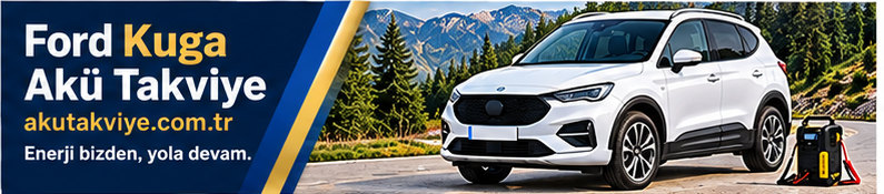 Ford Kuga aracı için yerinde akü takviye desteği