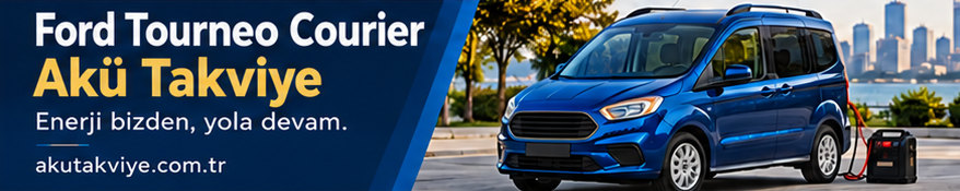 Ford Tourneo Courier aracı için yerinde akü takviye desteği