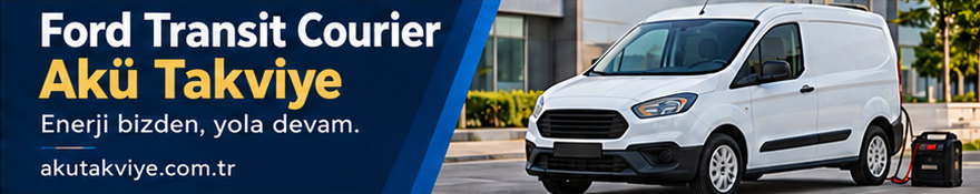 Ford Transit Courier aracı için yerinde akü takviye desteği