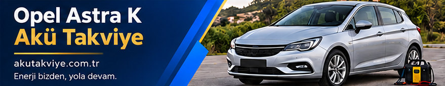 Opel Astra aracı için yerinde akü takviye desteği