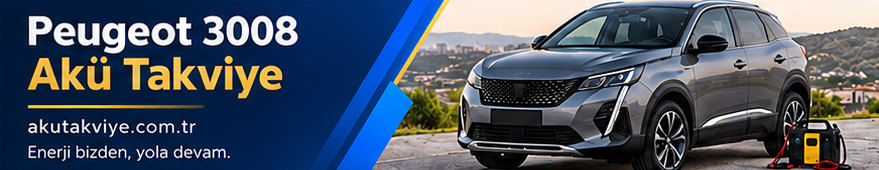 Peugeot 3008 aracı için yerinde akü takviye desteği