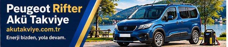 Peugeot Rifter aracı için yerinde akü takviye desteği