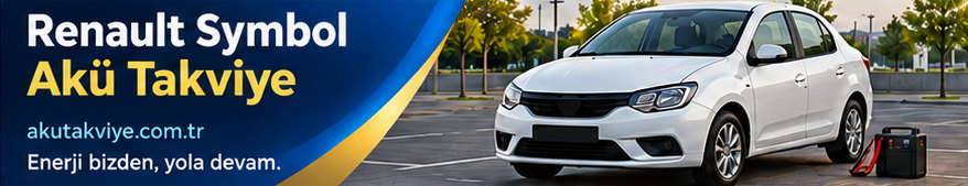 Renault Symbol aracı için yerinde akü takviye desteği